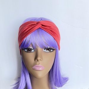 Burnt Orange Jersey knit Twisted Headband, Turbans